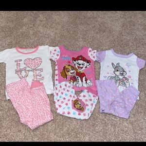 Girl toddler pajamas